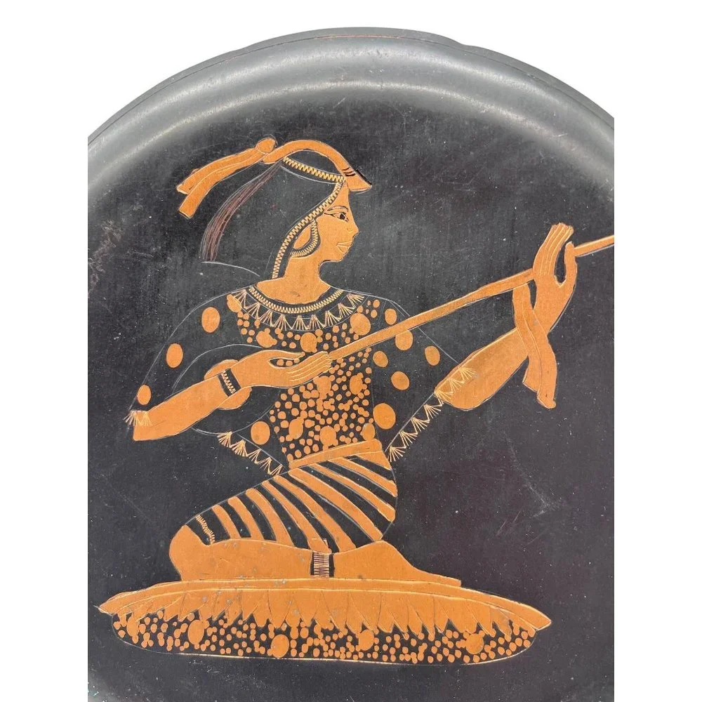 Vintage Copper Egyptian Round wall hanging